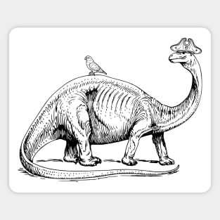 Pirate Dinosaur Magnet